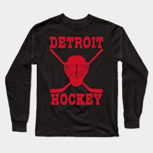 Detroit Hockey Long Sleeve T-Shirt